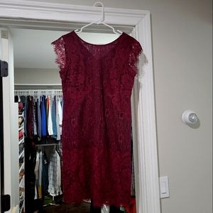 Pea in the Pod Plum Maternity Dress Size L